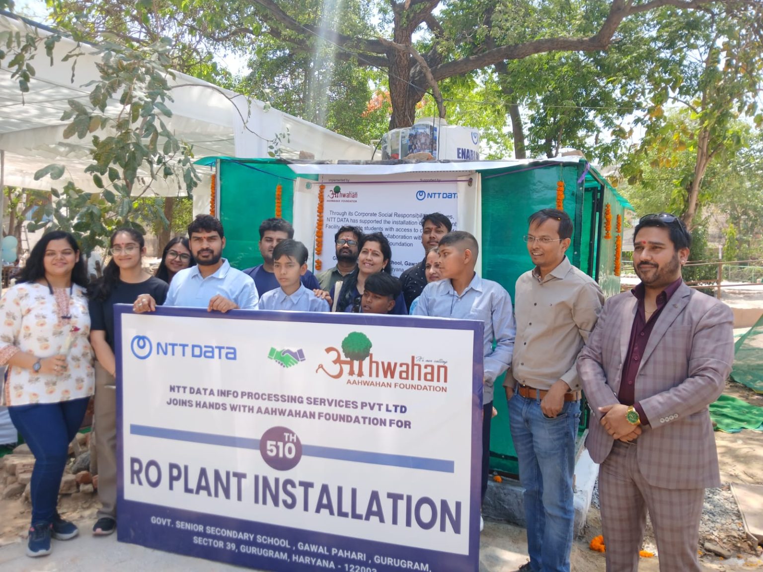 Clean water Campaign in Gurgoan