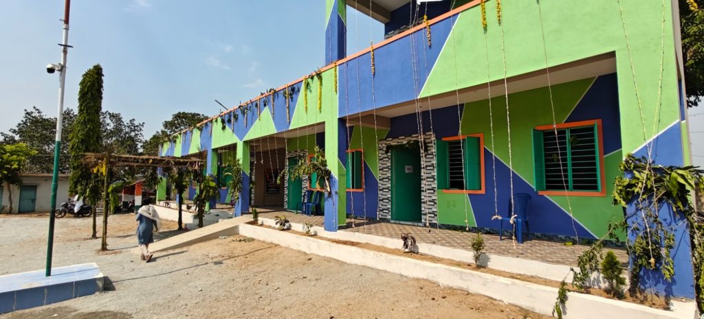 Davanagere new model school campus by Aahwahan Foundation